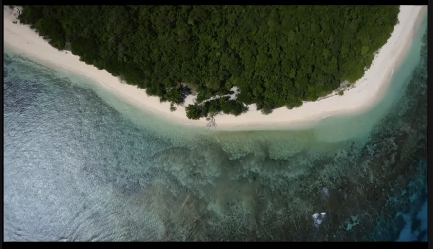 Eyepiration drone view Million Dollar Island
